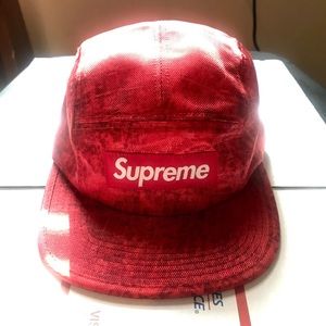 SUPREME 5 Panael Crocodile Camp Cap